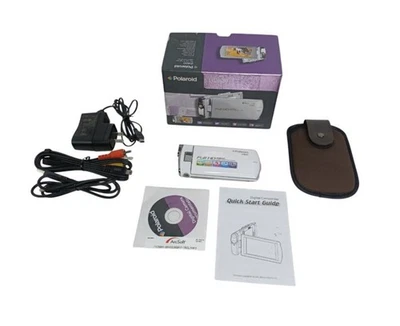 Polaroid iD1440 Full HD 1080p Camcorder White Box And All Accessories - Image 1 of 4