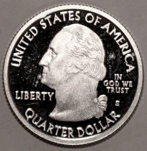 2009-S Silver U.S. Virgin Islands Quarter - Silver Cameo Proof - #6665Q - Picture 1 of 3