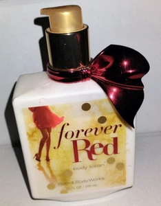 BBW Forever Red Fragrance 10 oz Body Lotion Pomegranate/Peony/Vanilla Rum OG Bow - Picture 1 of 2