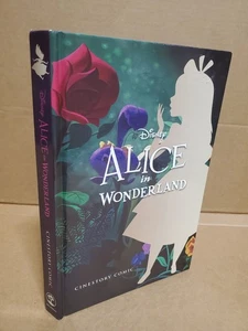 Disney Alice in Wonderland Cinestory Comic Hardcover 2017 Graphic Novel VG+ - Picture 1 of 9