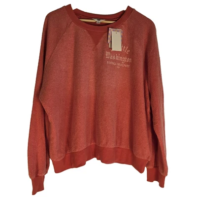Seattle Washington Sweatshirt NWT Women  XL Roxhill Skatepark 1989 Faded Red - Image 1 of 4
