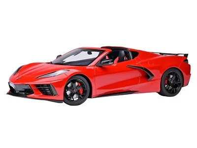 2020 CHEVROLET CORVETTE C8 STINGRAY TORCH RED 1/18 MODEL CAR BY AUTOART 71282 - Image 1 of 4