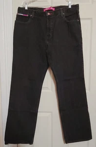 Vintage Tommy Hilfiger Jeans Mens Size 38x34 Black Baggie Relaxed Fit Y2K - Picture 1 of 14