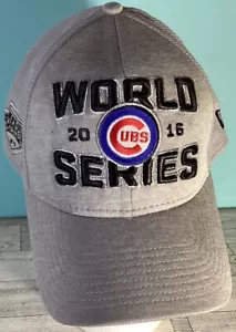 Chicago Cubs New Era Mütze 39THIRTY On Field 2016 World Series Champions Flex Hat - Bild 1 von 9