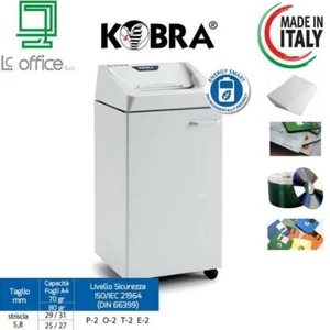 KOBRA 260.1 S5 Distruggi Documenti a Striscia (P-2) per Uffici Medio Grandi - Foto 1 di 5