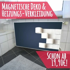 Magnet Heizkörperverkleidung Heizkörperabdeckung Heizung Schutz Motiv Toilettenp - Bild 1 von 4