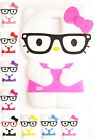 Hello Kitty GEEK 3D Cartoon Case Cover For SAMSUNG S3 S4 & S5 Android Androids