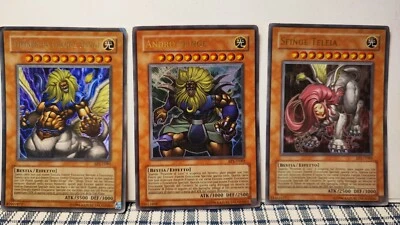 Yu-Gi-Oh! SET COMPLETO 3 SFINGI (Theinen-Andro-Teleia) - ULTRA RARE - Italiano - Immagine 1 di 4