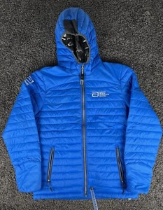 Abbott World Marathon Majors Chicago, NY, etc Puffer Jacket Packable Coat Mens M - Imagen 1 de 12