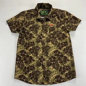 Dixxon DFC Youth Division Aloha Series Shirt Sz L Button Down Short Sleeve Camo - Picture 1 of 10
