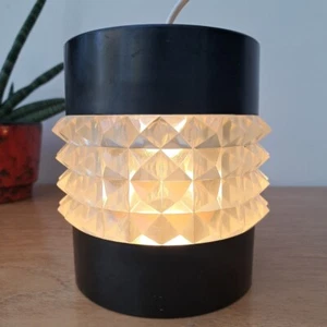 Vintage Mid Century 50s 60s Atomic Spaceage Prism Light Lamp Shade Lampshade - Picture 1 of 12