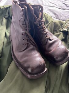 Swedish m59 cold war vintage boots uk11 us 12 eu 45