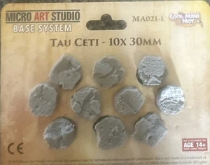 Micro Art Studio Bases: Tau Ceti 10x30mm Unpainted D&D CMON - Picture 1 of 2