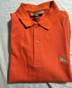 NWNT Vintage Burberry Orange T-shirt Size Medium - Picture 1 of 5