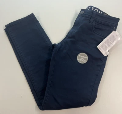 Jungen Hose C&A Größe 158 dunkelblau Stoffhose gefüttert Jogger - Bild 1 von 4