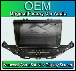 Vauxhall Astra K Sat Nav display screen Navigation media radio repair 39042448 - Picture 1 of 4