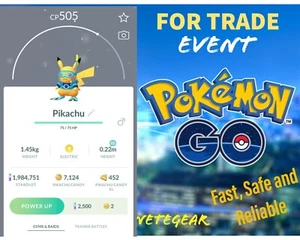 🔥🔥 Pokémon Go SCUBA DIVER PIKACHU For TRADE || Non shiny🔥🔥 - Bild 1 von 4