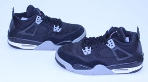 Scarpe da basket Nike Air Jordan 4 Retro SE nere in tela 4,5 anni IV GS bambino - Foto 1 di 20