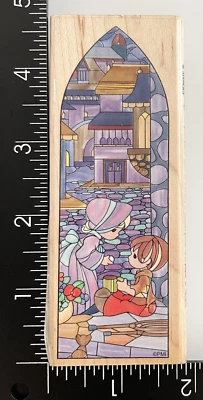 Stampendous Precious Moments 小教堂蚀刻木质橡皮图章 — 第 1/3 张图片