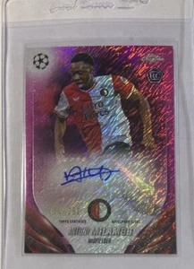 2023-24 Topps Chrome UEFA UCC Antoni Milambo RC Auto Pink Shimmer /250 Rookie - Picture 1 of 2