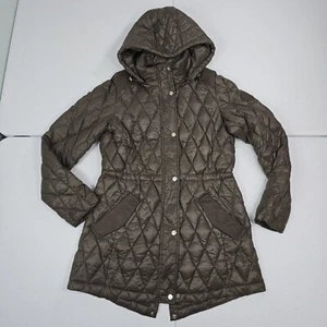Ralph Lauren Mujeres M Taupe Cola de Pescado Parka Empacable Pato Plumón Puffer Chaqueta Polo - Imagen 1 de 14