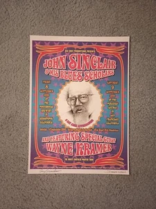 John Sinclair Wayne Kramer Original Konzert Poster 2000 Grimshaw Berkeley SF... - Bild 1 von 7