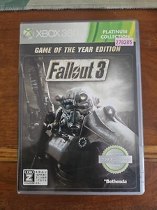 Fallout 3 Game of the Year Edition GOTY Xbox 360 JAPAN JAPANESE JP IMPORT CIB - Picture 1 of 4