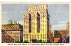 Ca 1948 Linen Postcard; Hotel William Penn, Pittsburgh, Pa; Via Air Mail [310