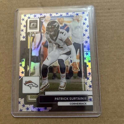 Denver Broncos 2022 Panini Donruss Optic Stars Patrick Surtain II No.62 - Image 1 of 4