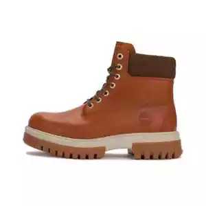 HERREN TIMBERLAND * ARBOR ROAD SCHNÜRSTIEFEL WASSERDICHT * FARBE ~ COGNAC GRÖSSE 10,5 M - Bild 1 von 7