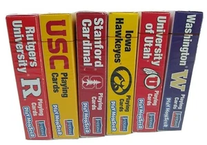 Nuevas tarjetas de juego universitarias de Utah Iowa Washington Illinois Stanford USC Choice - Imagen 1 de 4