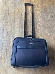 Samsonite Rolling Business Briefcase Carry On Laptop Weekend Travel Bag Luggage - Picture 1 of 6