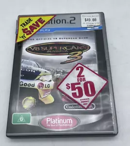 V8 Supercars Australia 3 PlayStation 2 PS2 Game Complete With Manual - Picture 1 of 4