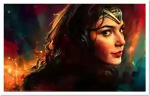 Alice X. Zhang - Póster Firmado de la Princesa Diana de Themyscira Mujer Maravilla - Imagen 1 de 1
