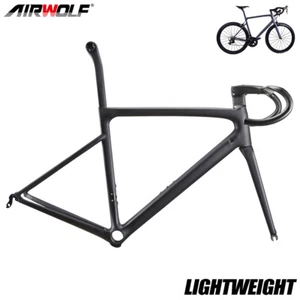 AIRWOLF Carbon Road Bike Frame Racing Bicycle Lighweight Rim Brake 700*25c - Picture 1 of 26