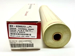 Leeds & Northrup 545143 Chart Paper 12-1/8" Wide 0-15 MILS Range 10301720 - Picture 1 of 2