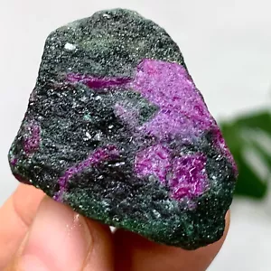 36G Natural green Ruby zoisite (anylite) crystal sample Healing - Picture 1 of 24