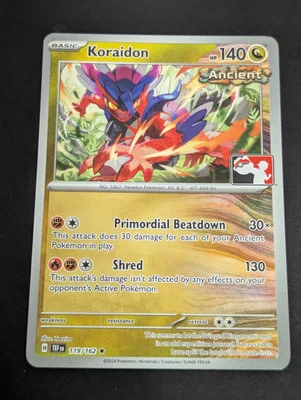 Koraidon Pokemon Prize Pack Series 5 Promo Pokemon Card NM Play Stamp - Image 1 of 2