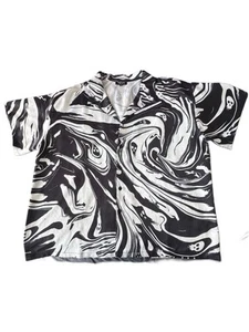 BoohooMAN casual button up shirt with the scream print size L - Picture 1 of 2