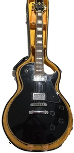 Kay K-30 Electric Guitar Gloss Black Vintage Copy with Hard Case  Tested Working - Picture 1 of 21