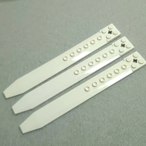 LEGO 62743 Placa Blanca 2 x 16 con Extensiones Laterales en Ángulo Hoja de Rotor Genuina - Imagen 1 de 4