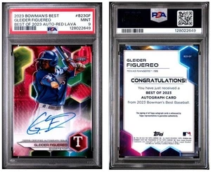 2023 Bowman's Best - Gleider Figuereo - RED LAVA AUTO 3/5 - MINT - Bild 1 von 2