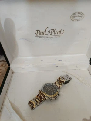 Paul Picot 4003 Le Cronographe Rotore Oro 21 Kt - Immagine 1 di 4