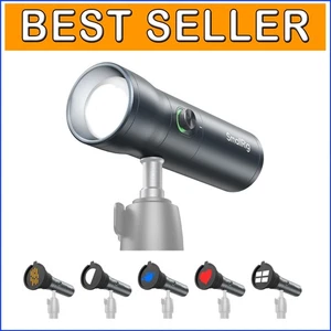 Aluminum Alloy RGB LED Flashlight for Photography with 20 Decorative Filters - Picture 1 of 11