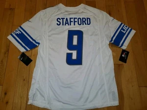New Nike Matthew Stafford White DETROIT LIONS #9 Mens NFL Team Replica JERSEY XL - Picture 1 of 24