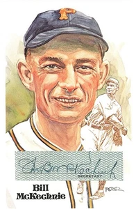 HOF -BILL McKECHNIE- JSA Signed/Autograph/Auto PEREZ-STEELE Baseball Postcard - Picture 1 of 1