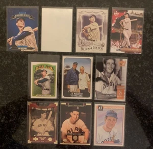 TED WILLIAMS CARD LOT.............10 DIFFERENT - Picture 1 of 2