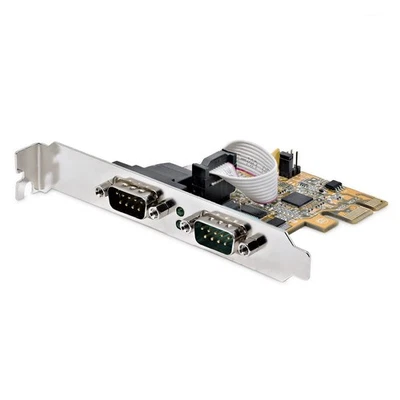 StarTech.com Scheda seriale PCI Express a 2 porte; Scheda di interfaccia seriale - Immagine 1 di 4