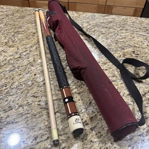 EastPoint Poolqueue Holzverbund Billard Poolqueue Stick 58" 2 Stück mit Tasche Cpix - Bild 1 von 11