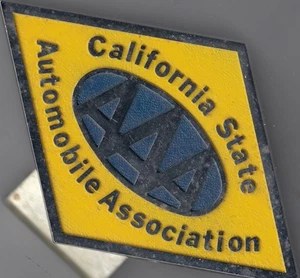 California State AAA badge emblem grill metal-----9 - Picture 1 of 1